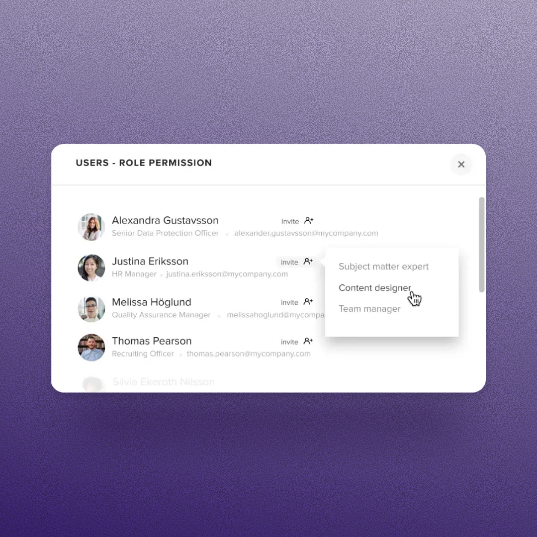 Involve the entire organization learnster