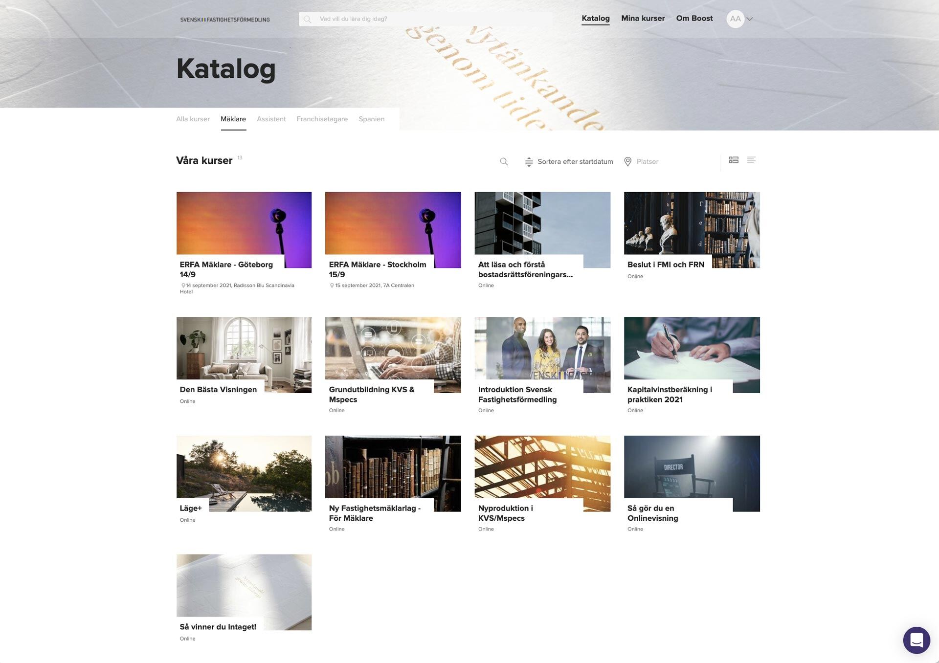 Svensk Fast Katalog TF
