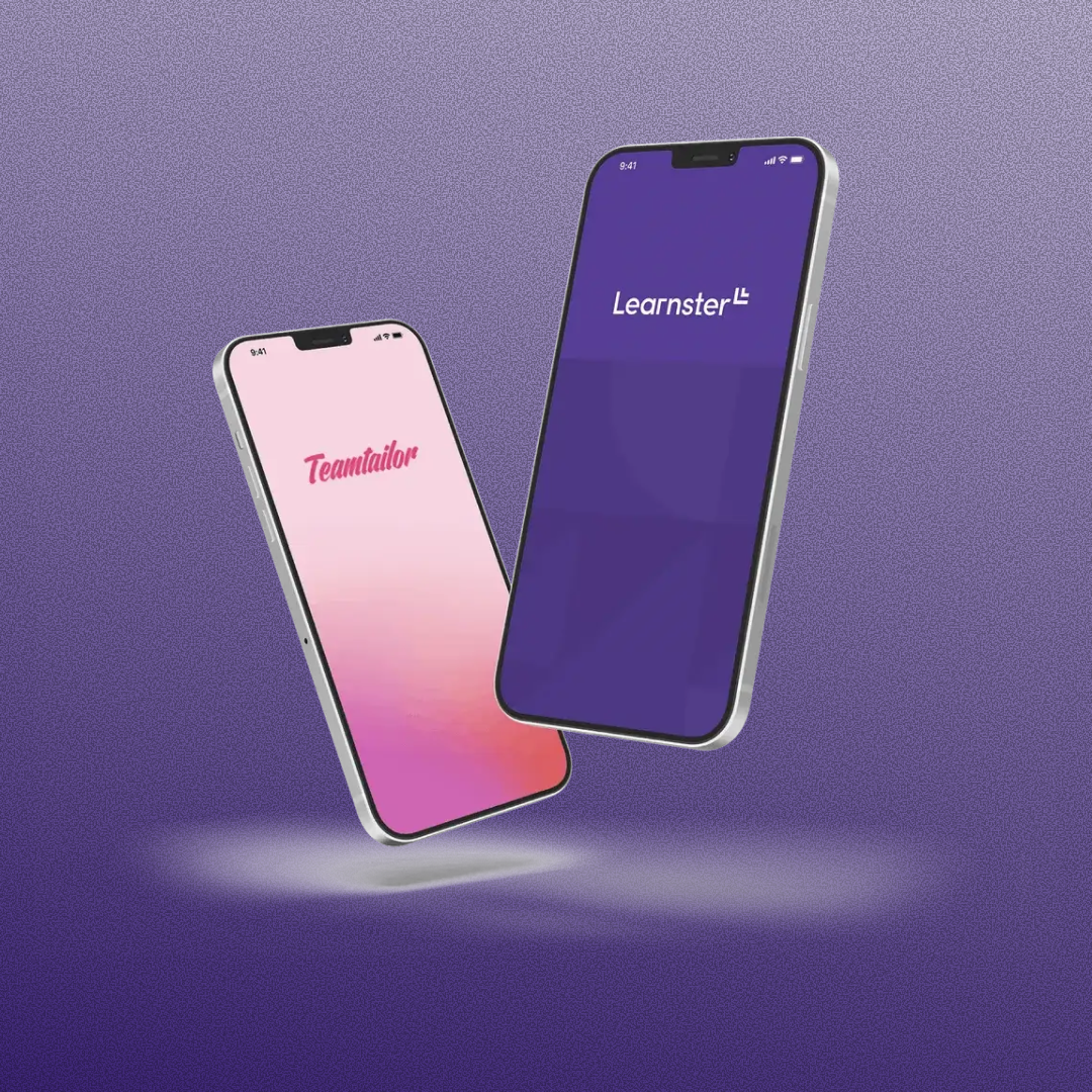 Mockup Learnster och Teamtailor